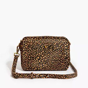 HP🎈 Large Transport Camera Bag: Dotted Calf Hair